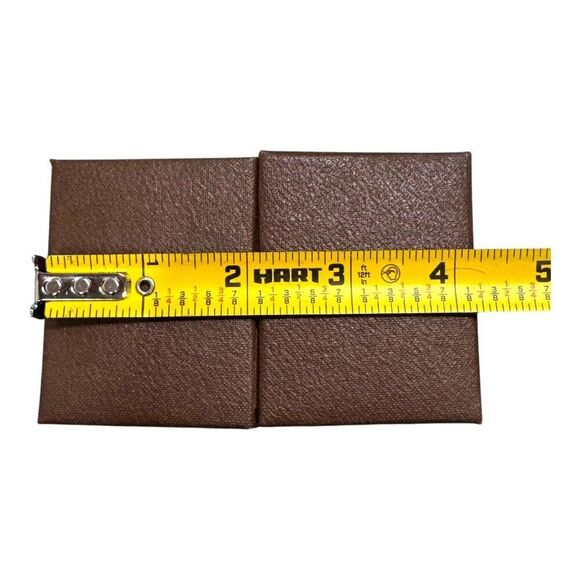 Vintage Brown Leather Bifold Wallet Dual Vintage Photos Boyfriend Girlfriend - Picture 6 of 7